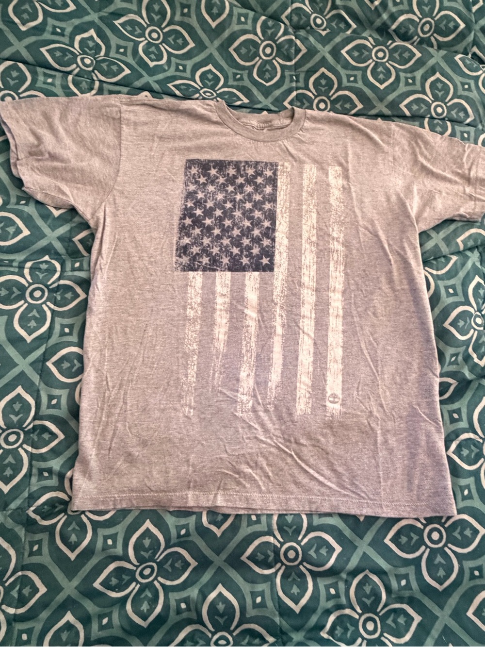 Men’s Gray Timberland graphic tee shirt